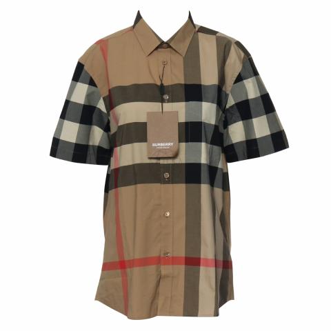 Burberry short 2024 sleeve shirt sale